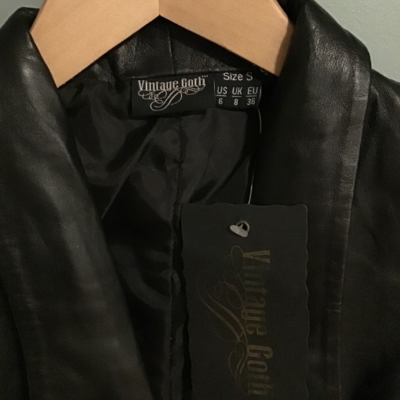 Genuine Leather Blazer Jacket - Picture 3 of 4